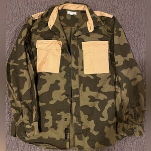 Camouflage Button Down Shirt